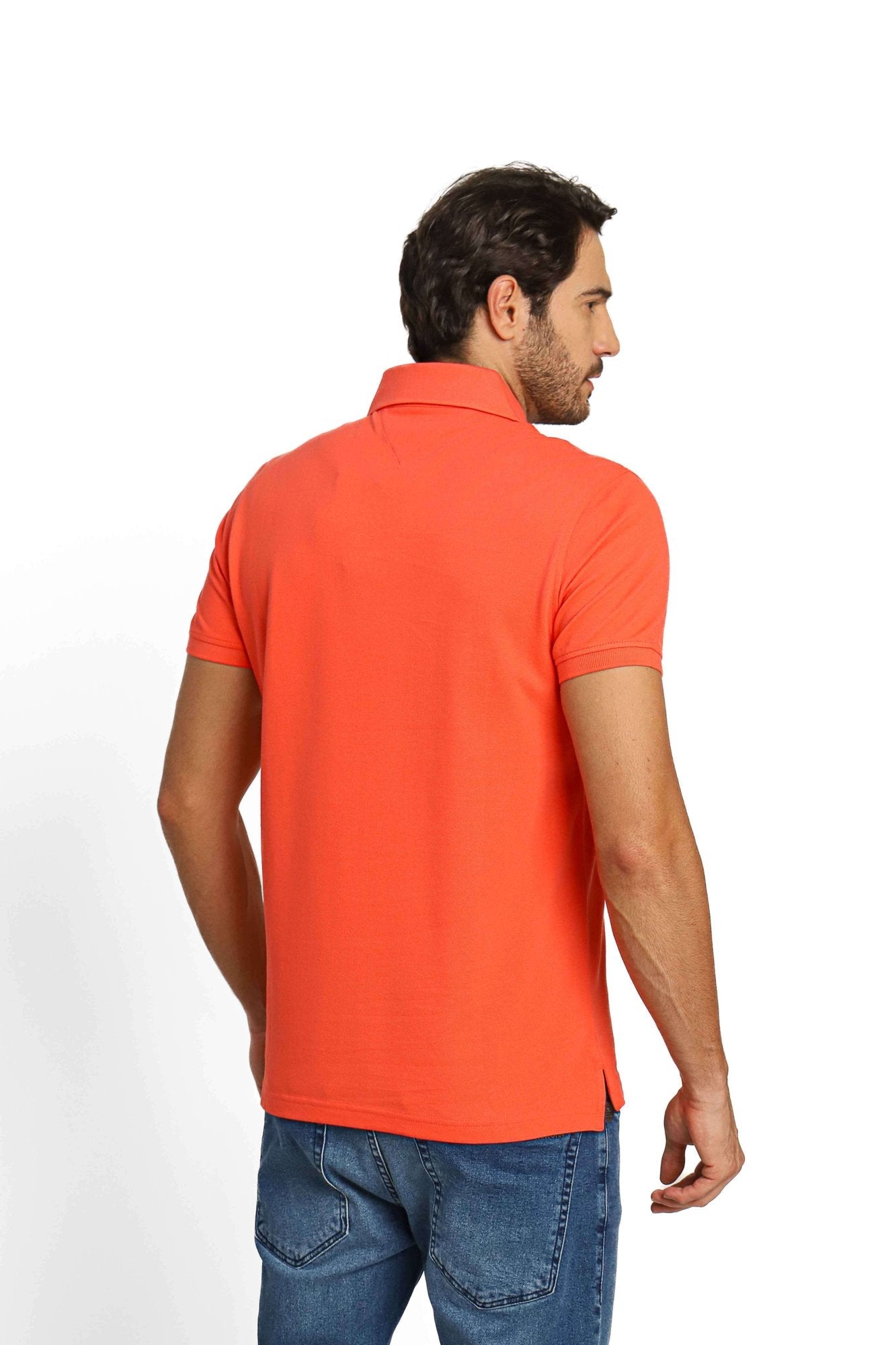 Polo Masculina Regular Fit Tommy Hilfiger Coral - Henri Store