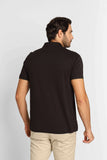Polo Masculina Regular Fit Tommy Hilfiger Modal Zip Preto - Henri Store