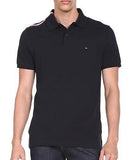 Polo Masculina Regular Fit Tommy Hilfiger Stripe Placement Marinho - Henri Store