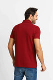 Polo Masculina Regular Fit Tommy Hilfiger Vinho - Henri Store