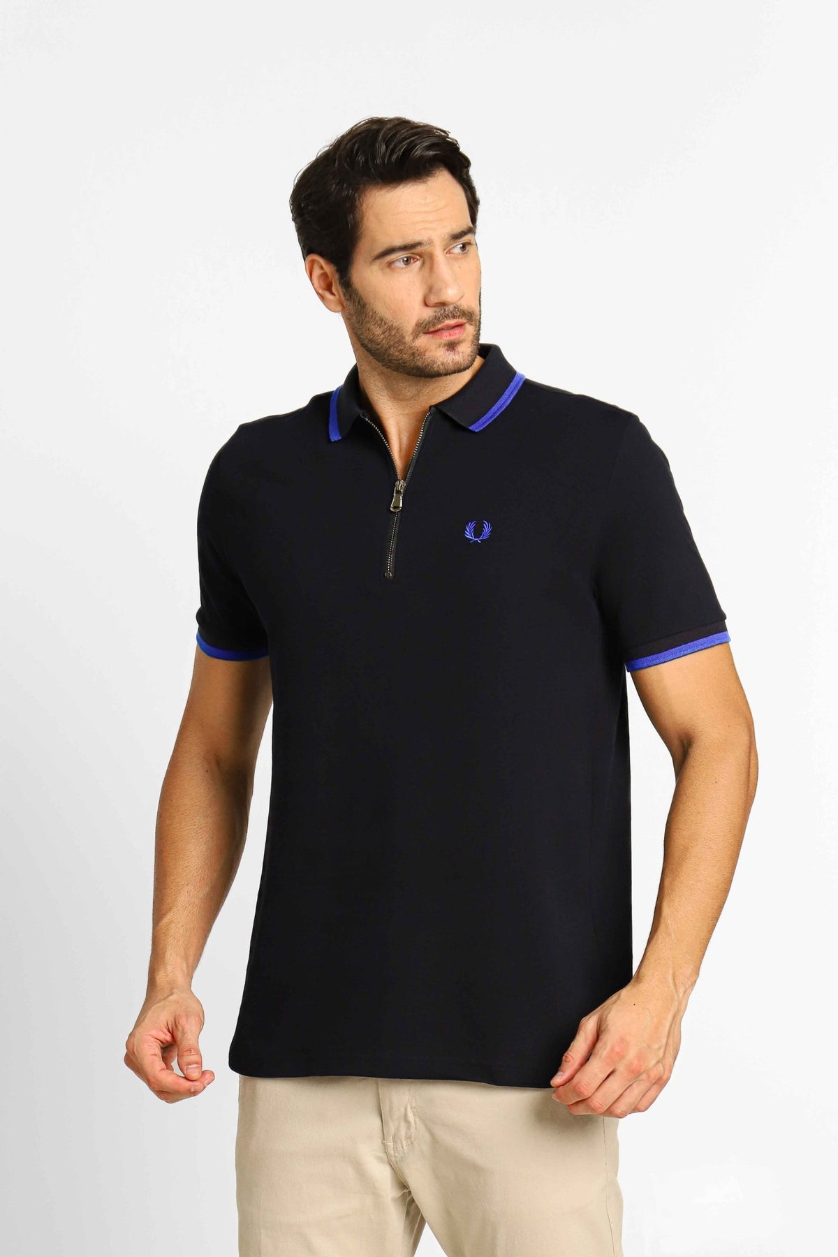 Polo Masculina Regular Fred Perry Marinho - Sale - Henri Store