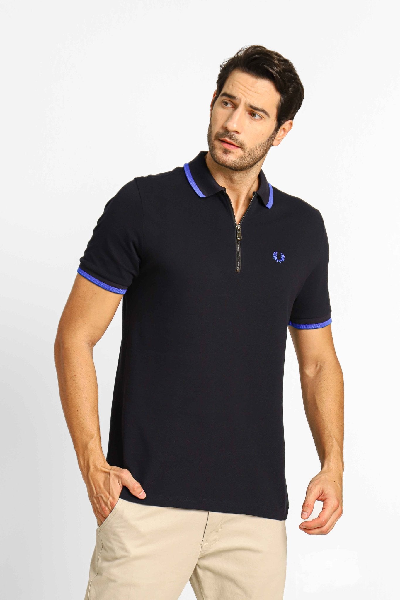 Polo Masculina Regular Fred Perry Marinho - Sale - Henri Store