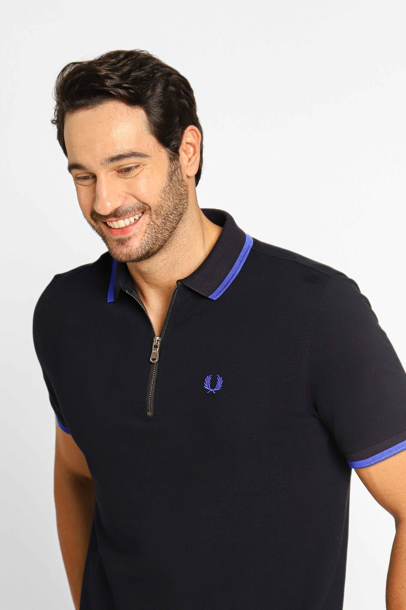 Polo Masculina Regular Fred Perry Marinho - Sale - Henri Store