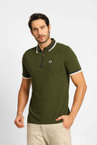Polo Masculina Regular Fred Perry Verde Militar - Sale - Henri Store