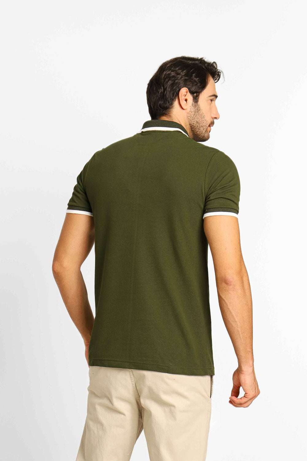 Polo Masculina Regular Fred Perry Verde Militar - Sale - Henri Store