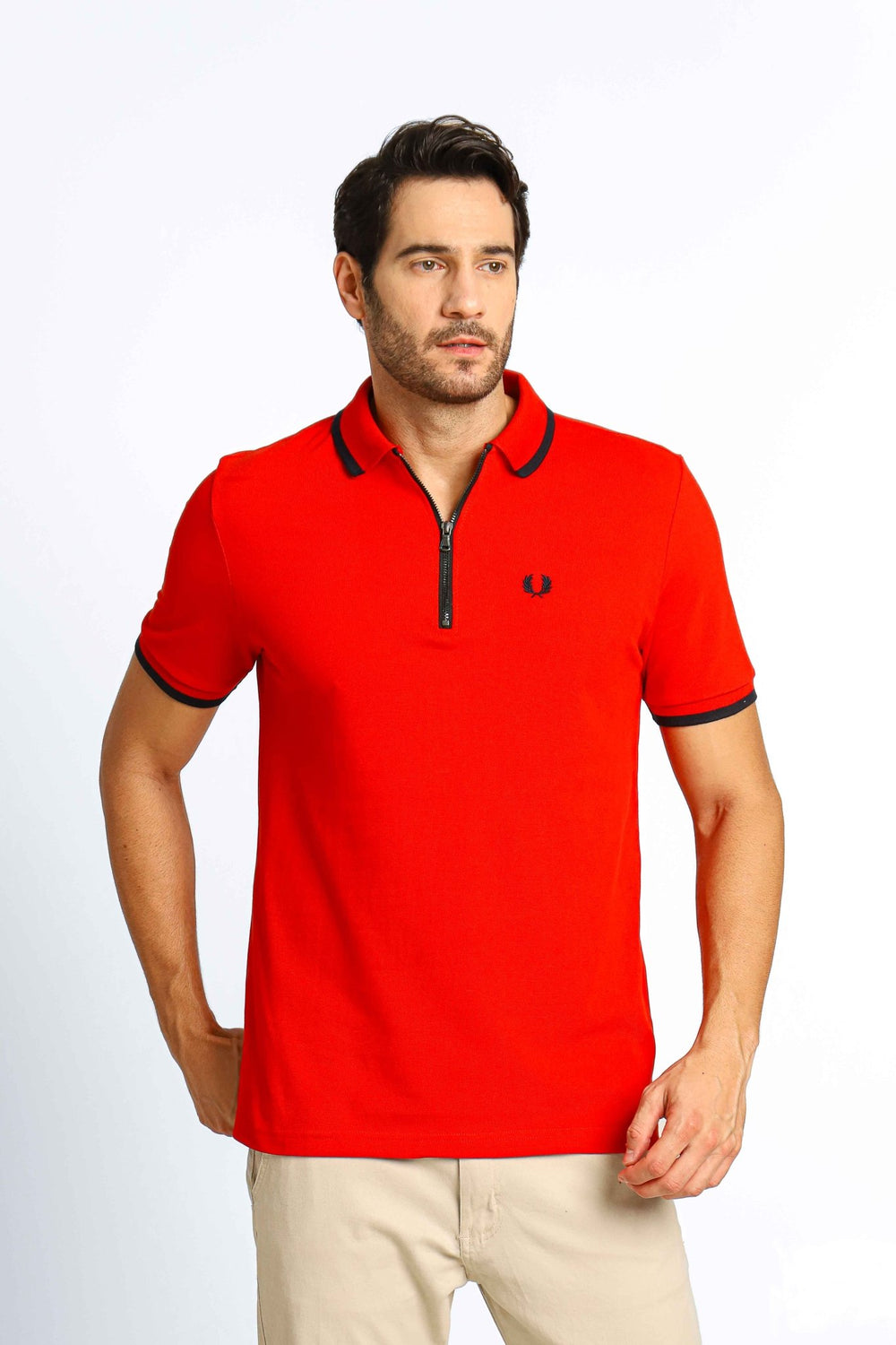Polo Masculina Regular Fred Perry Vermelho - Sale - Henri Store