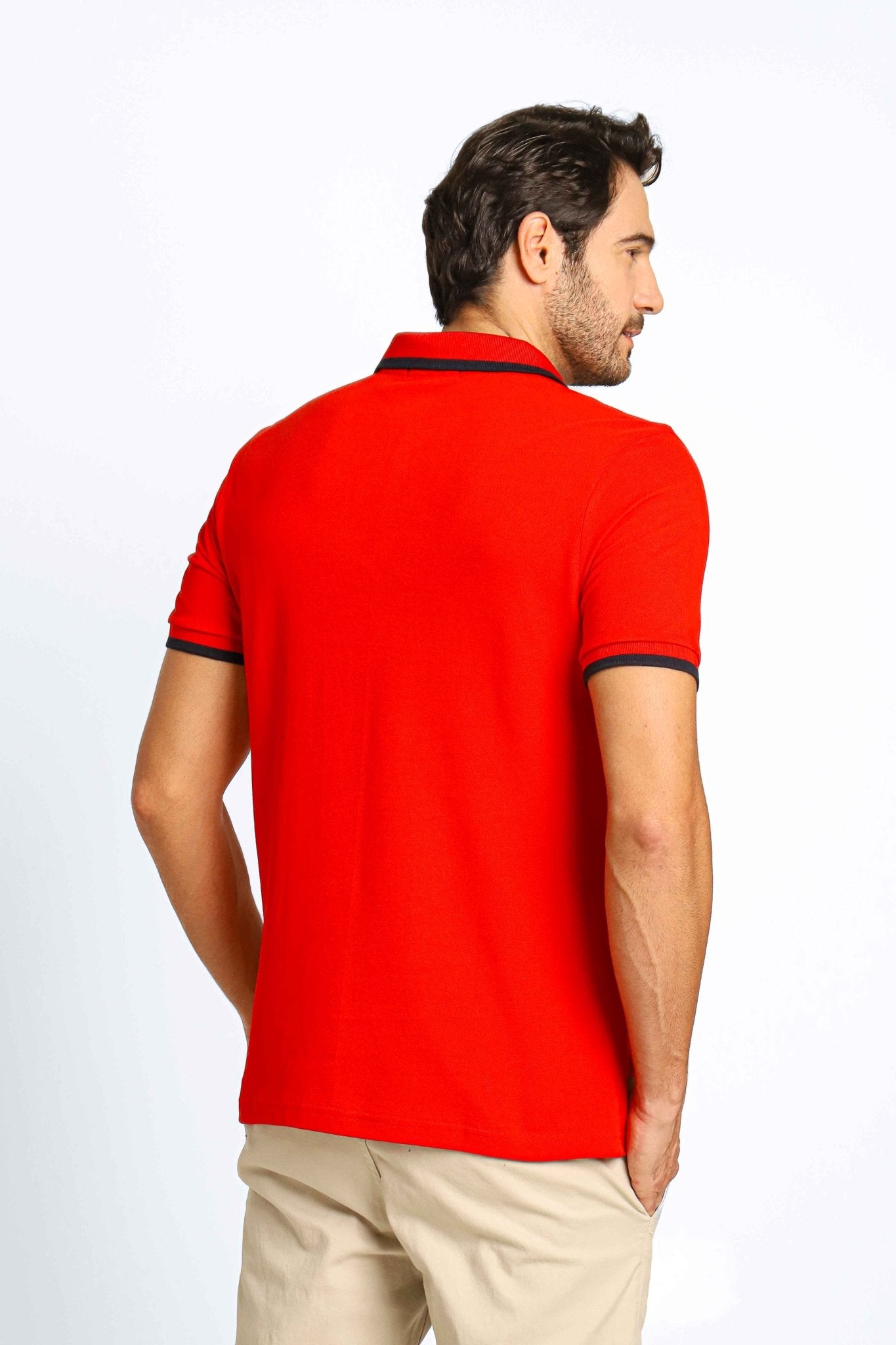Polo Masculina Regular Fred Perry Vermelho - Sale - Henri Store