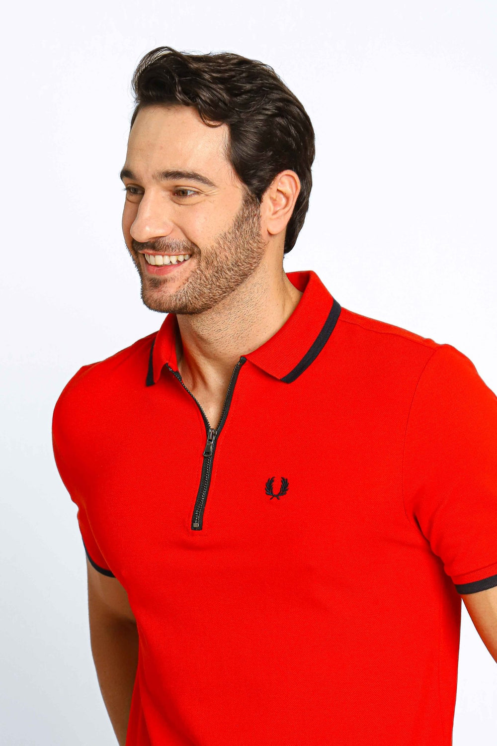 Polo Masculina Regular Fred Perry Vermelho - Sale - Henri Store