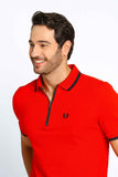 Polo Masculina Regular Fred Perry Vermelho - Sale - Henri Store