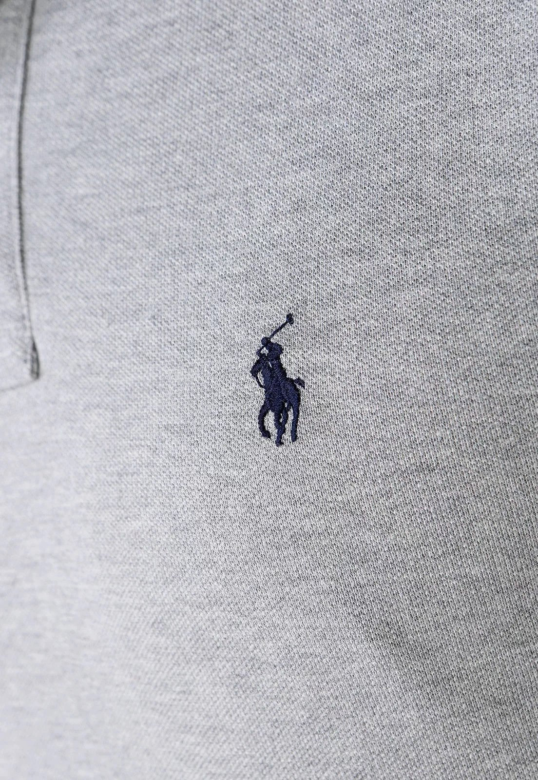 Polo Masculina RL Cinza Small Poney Marinho - Henri Store