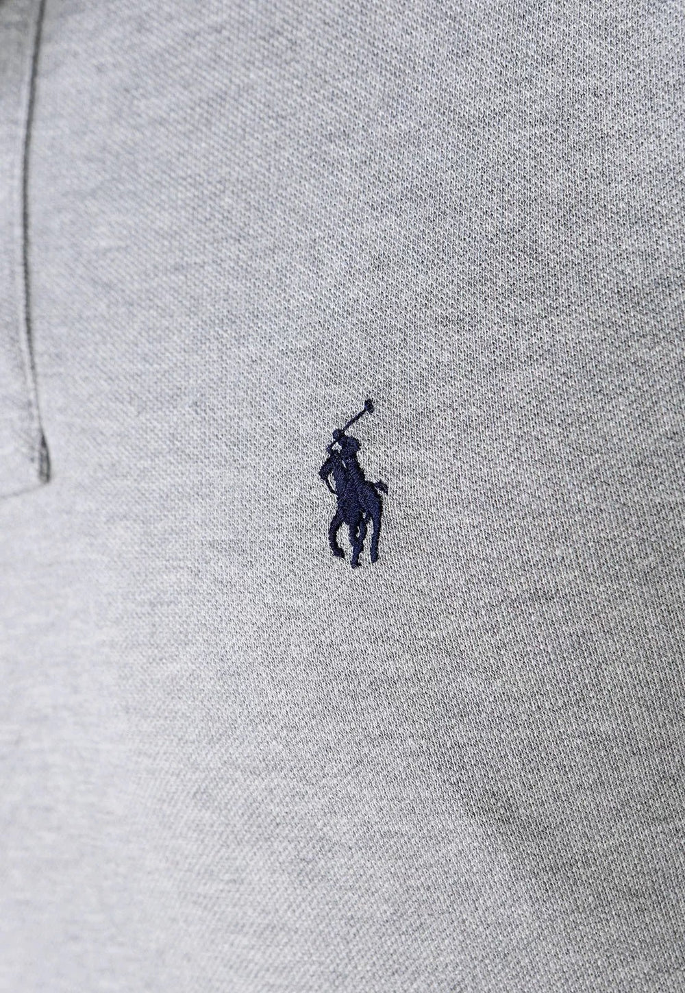 Polo Masculina RL Cinza Small Poney Marinho - Henri Store