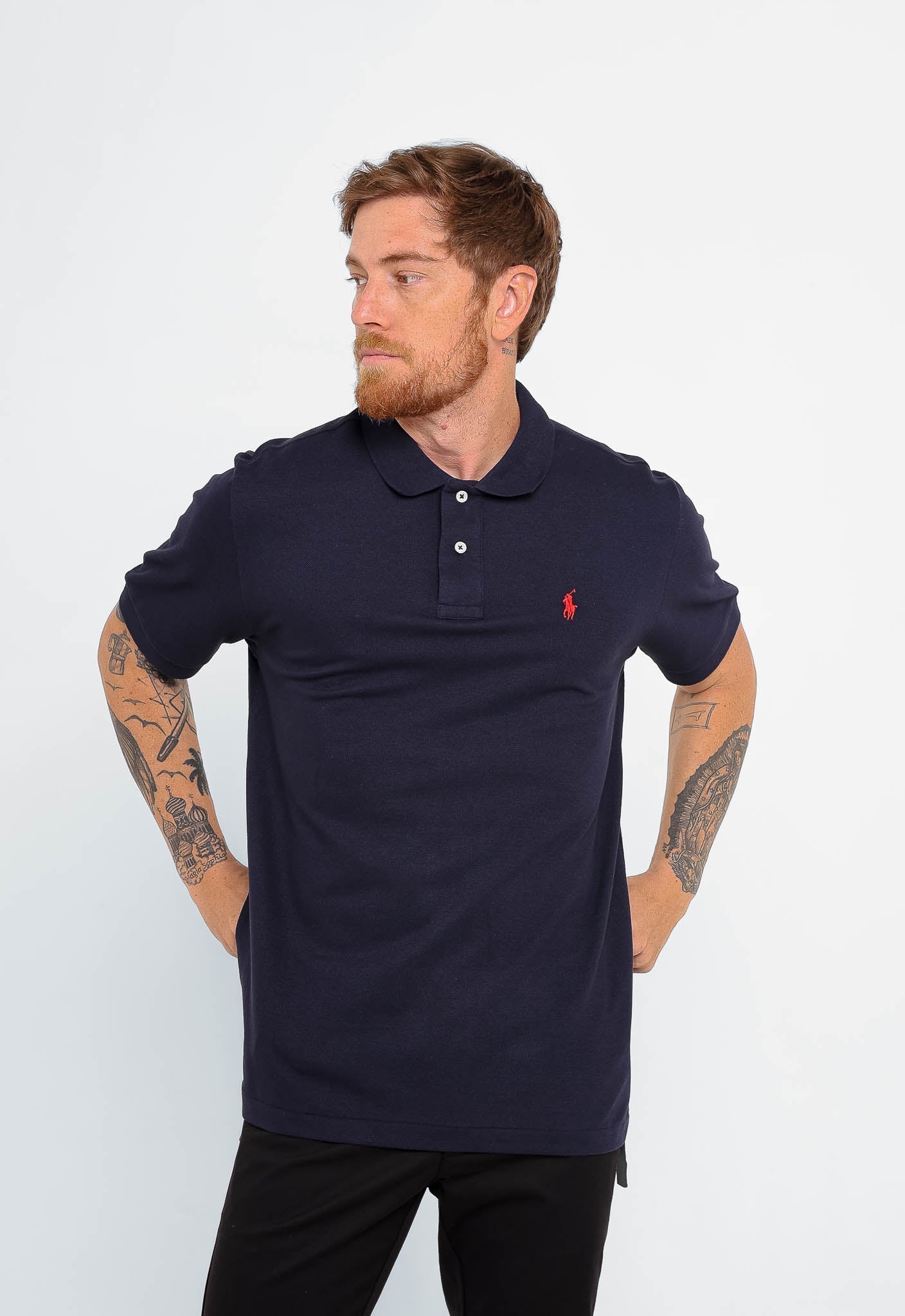 Polo Masculina RL Custom Fit - LIVE - Henri Store