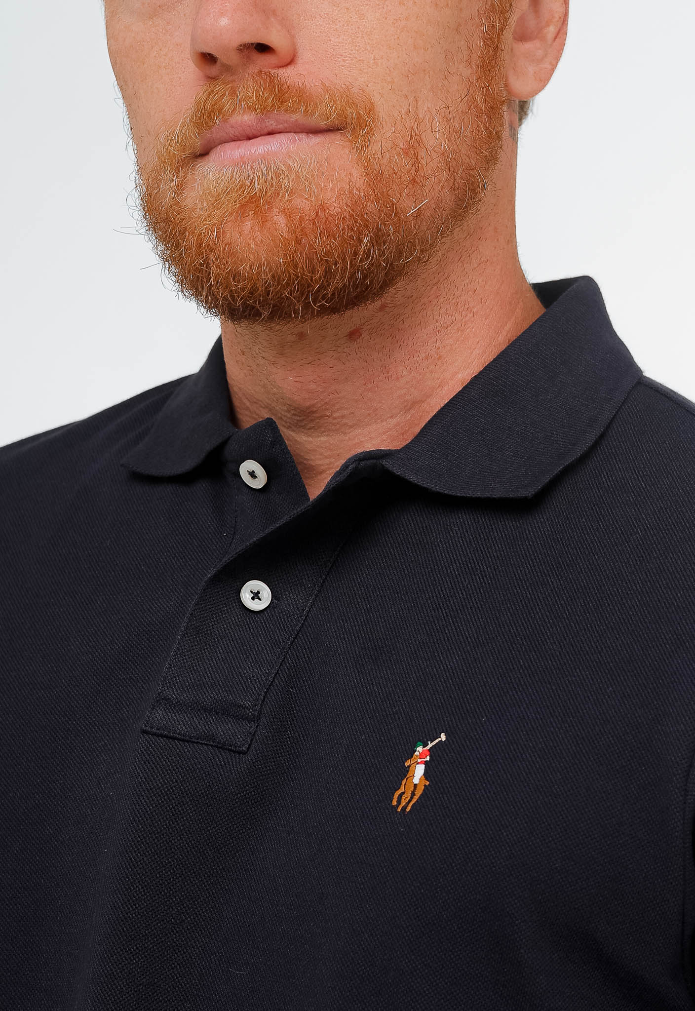 Polo Masculina RL Custom Fit Poney Colorido - Henri Store