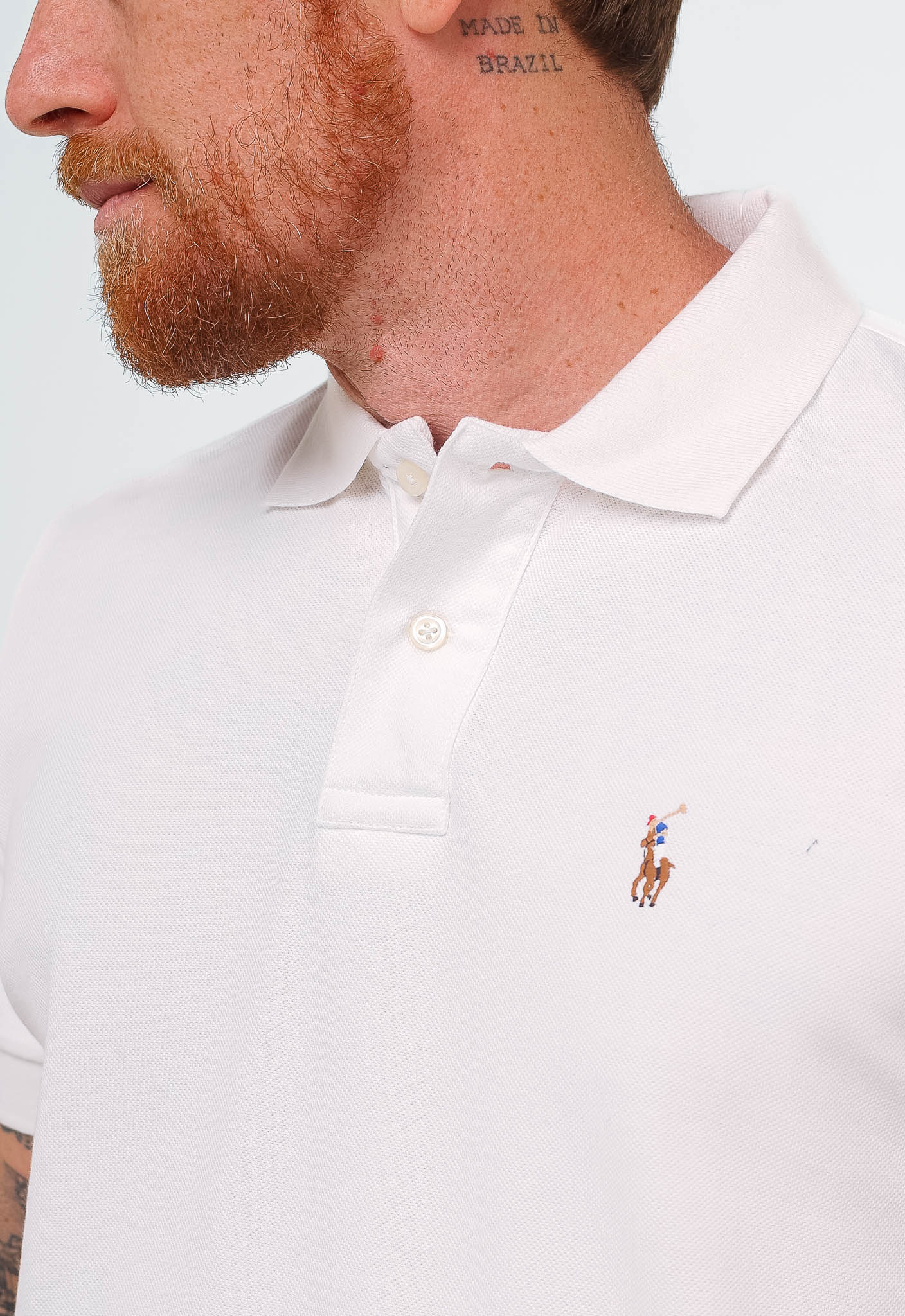 Polo Masculina RL Custom Fit Poney Colorido - Henri Store