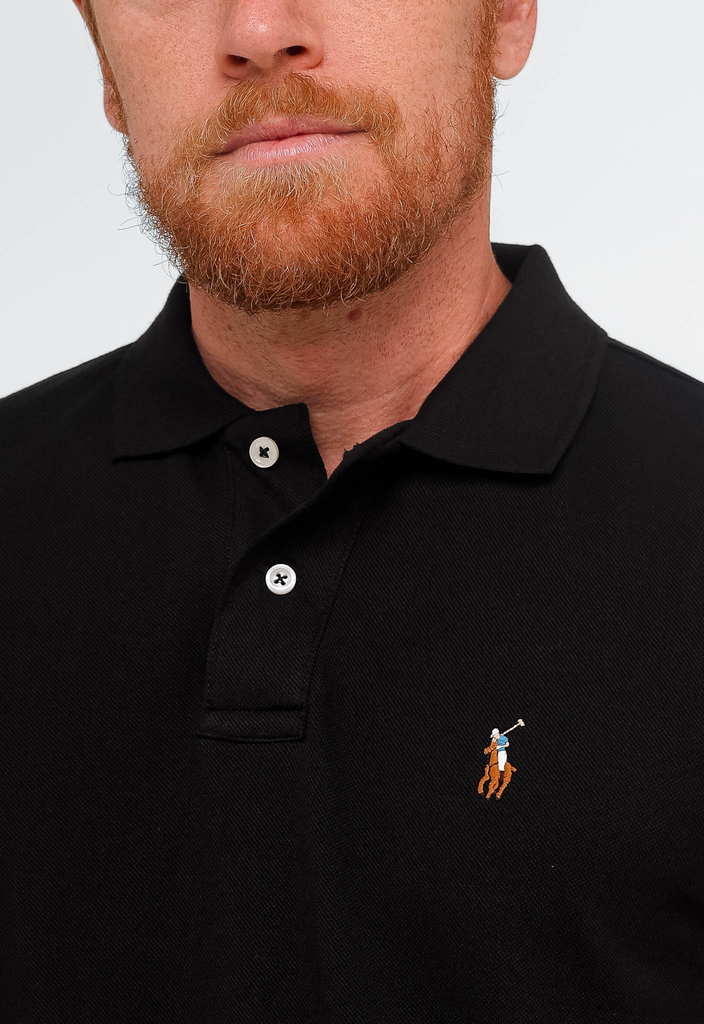 Polo Masculina RL Custom Fit Poney Colorido - Henri Store