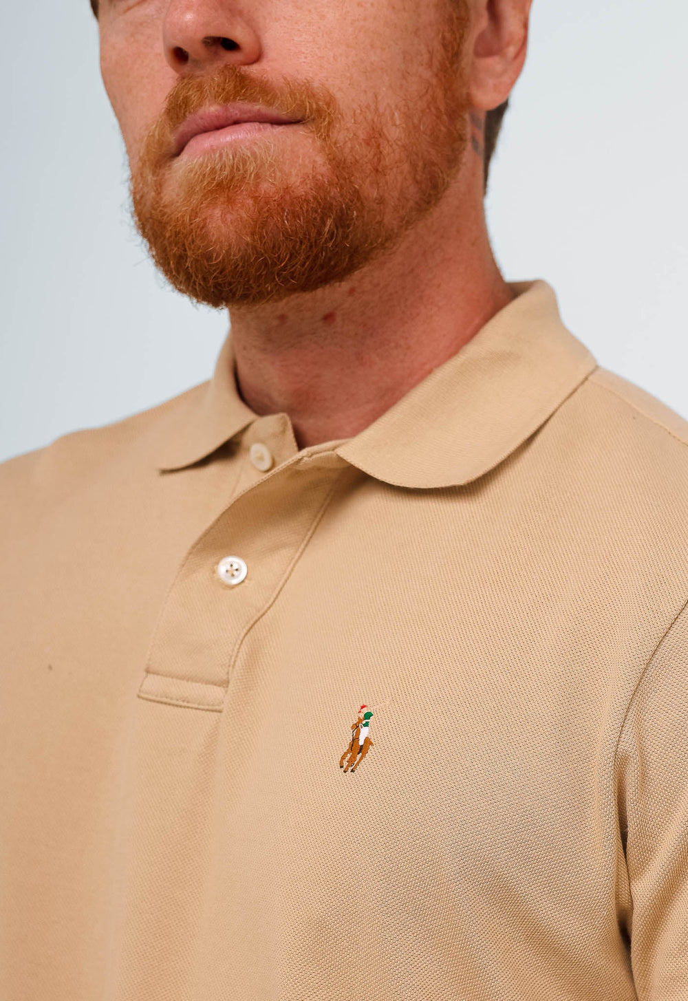Polo Masculina RL Custom Fit Poney Colorido - Henri Store