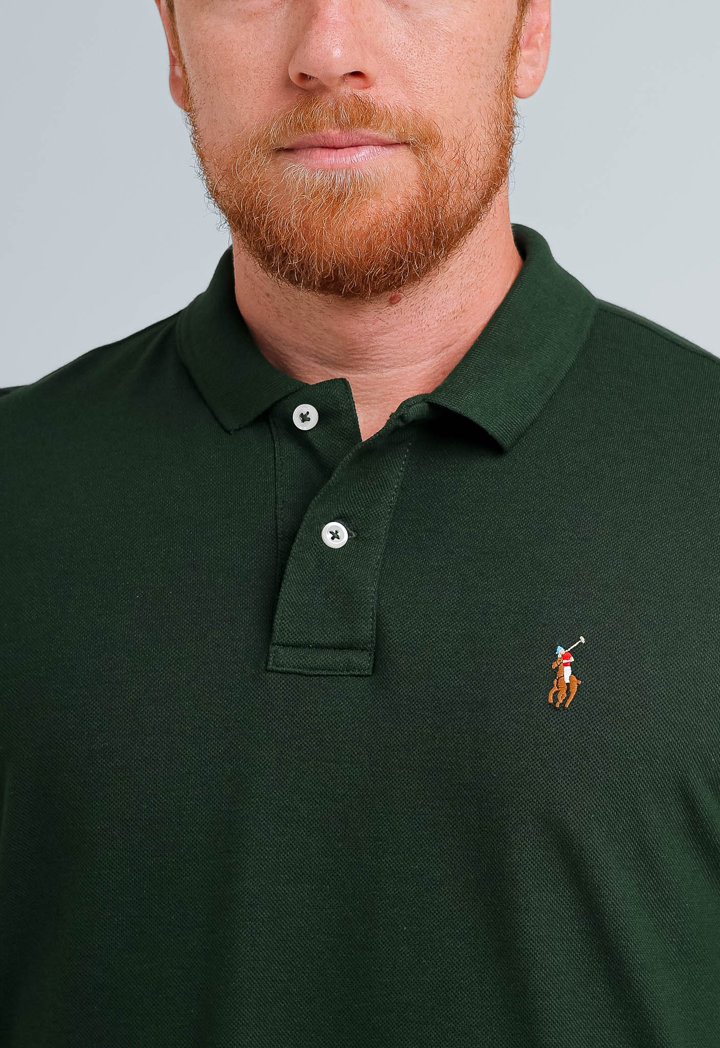 Polo Masculina RL Custom Fit Poney Colorido - Henri Store