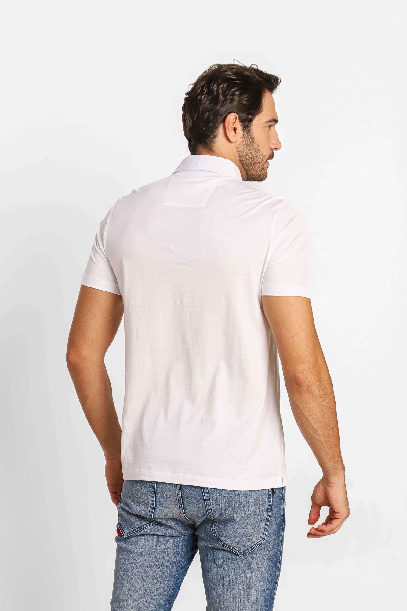 Polo Masculina Slim em Malha Dom Henrico - Henri Store