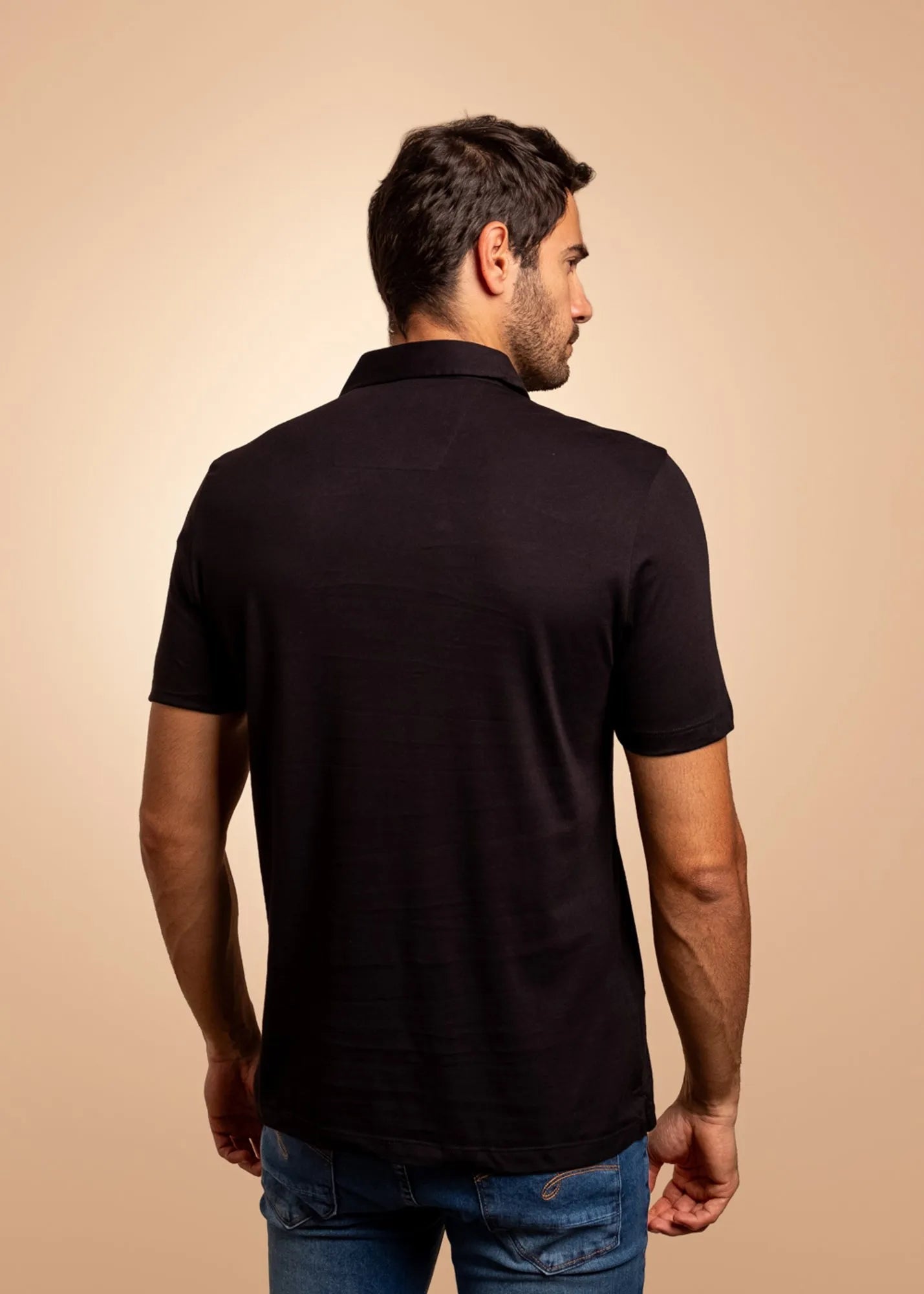 Polo Masculina Slim em Malha Dom Henrico - Henri Store