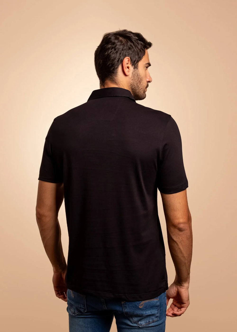 Polo Masculina Slim em Malha Dom Henrico - Henri Store