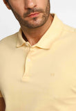 Polo Masculina Slim Fit Básica Calvin Klein Amarelo Claro - Henri Store