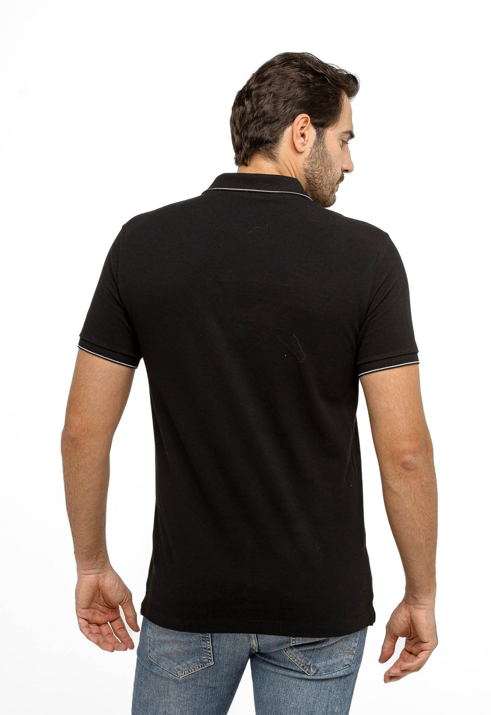 Polo Masculina Slim Fit Basica Calvin Klein Com Friso - Henri Store