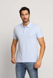 Polo Masculina Slim Fit Calvin Klein Azul Claro - Henri Store