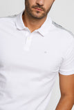Polo Masculina Slim Fit Calvin Klein com Logo no Ombro - Henri Store