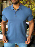 Polo Masculina Slim Fit Calvin Klein com Logo Termocolante Azul Índigo - Henri Store