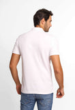 Polo Masculina Slim Fit Calvin Klein com Logo Termocolante Branco - Henri Store