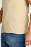 Polo Masculina Slim Fit Calvin Klein Debossed Cáqui - Henri Store
