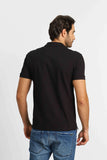 Polo Masculina Slim Fit Calvin Klein Debossed Preto - Henri Store