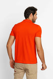 Polo Masculina Slim Fit Lacoste Classic Laranja - Henri Store