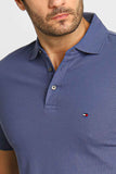 Polo Masculina Slim Fit Tommy Hilfiger Azul Índigo - Henri Store