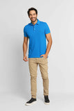 Polo Masculina Slim Fit Tommy Hilfiger Azul - Henri Store