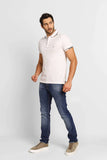 Polo Masculina Slim Fit Tommy Hilfiger Cuff Branco - Henri Store