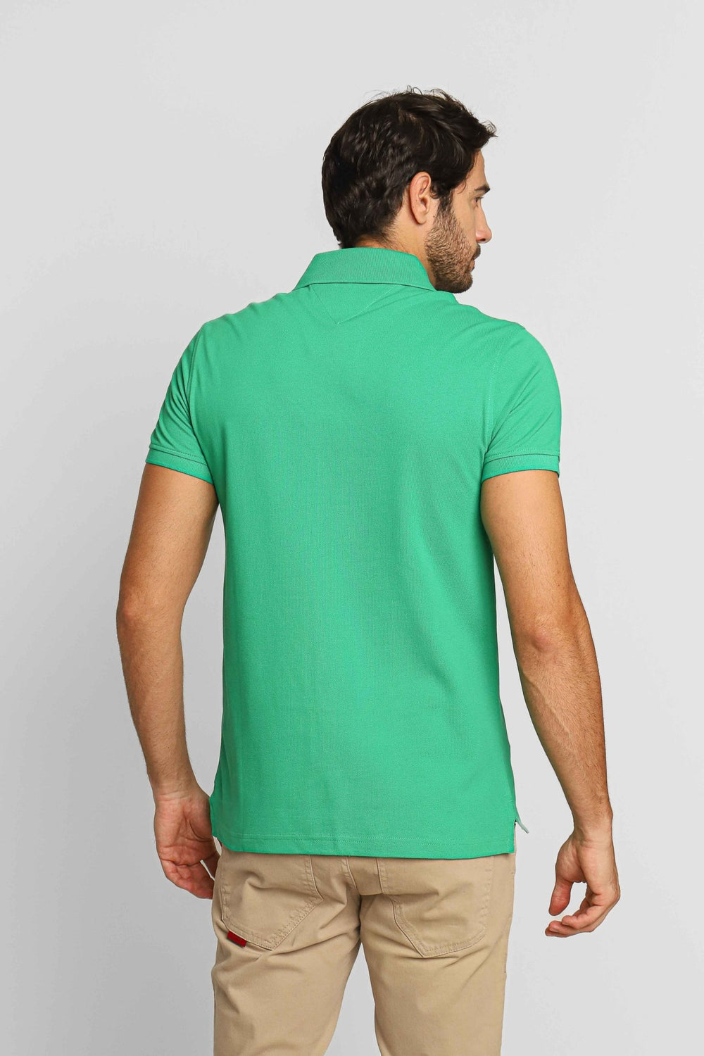 Polo Masculina Slim Fit Tommy Hilfiger Verde - Henri Store