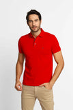 Polo Masculina Slim Fit Tommy Hilfiger Vermelho - Henri Store
