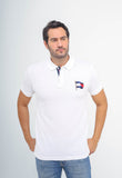 Polo Masculina Tommy Hilfiger Bandeira Estilizada - Henri Store