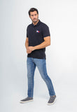 Polo Masculina Tommy Hilfiger Bandeira Estilizada - Henri Store