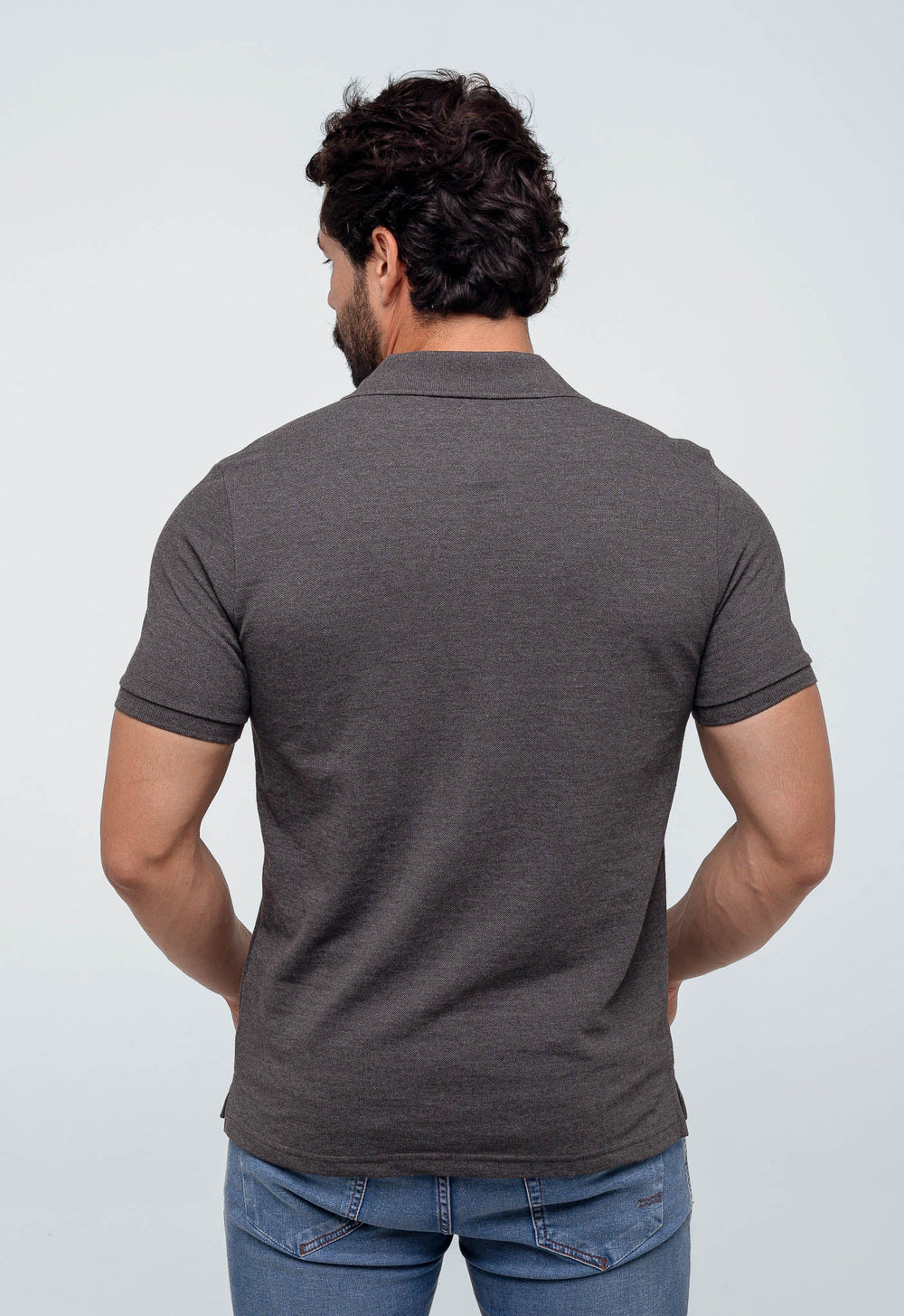 Polo Masculina Tommy Hilfiger Básica Friso Central - Henri Store