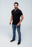Polo Masculina Tommy Hilfiger Básica Friso Central - Henri Store