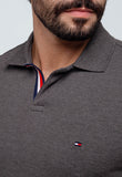 Polo Masculina Tommy Hilfiger Básica Friso Central - Henri Store