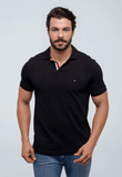 Polo Masculina Tommy Hilfiger Básica Friso Central - Henri Store