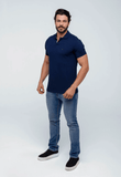 Polo Masculina Tommy Hilfiger Básica Friso Central - Henri Store