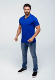 Polo Masculina Tommy Hilfiger Básica Friso Central - Henri Store