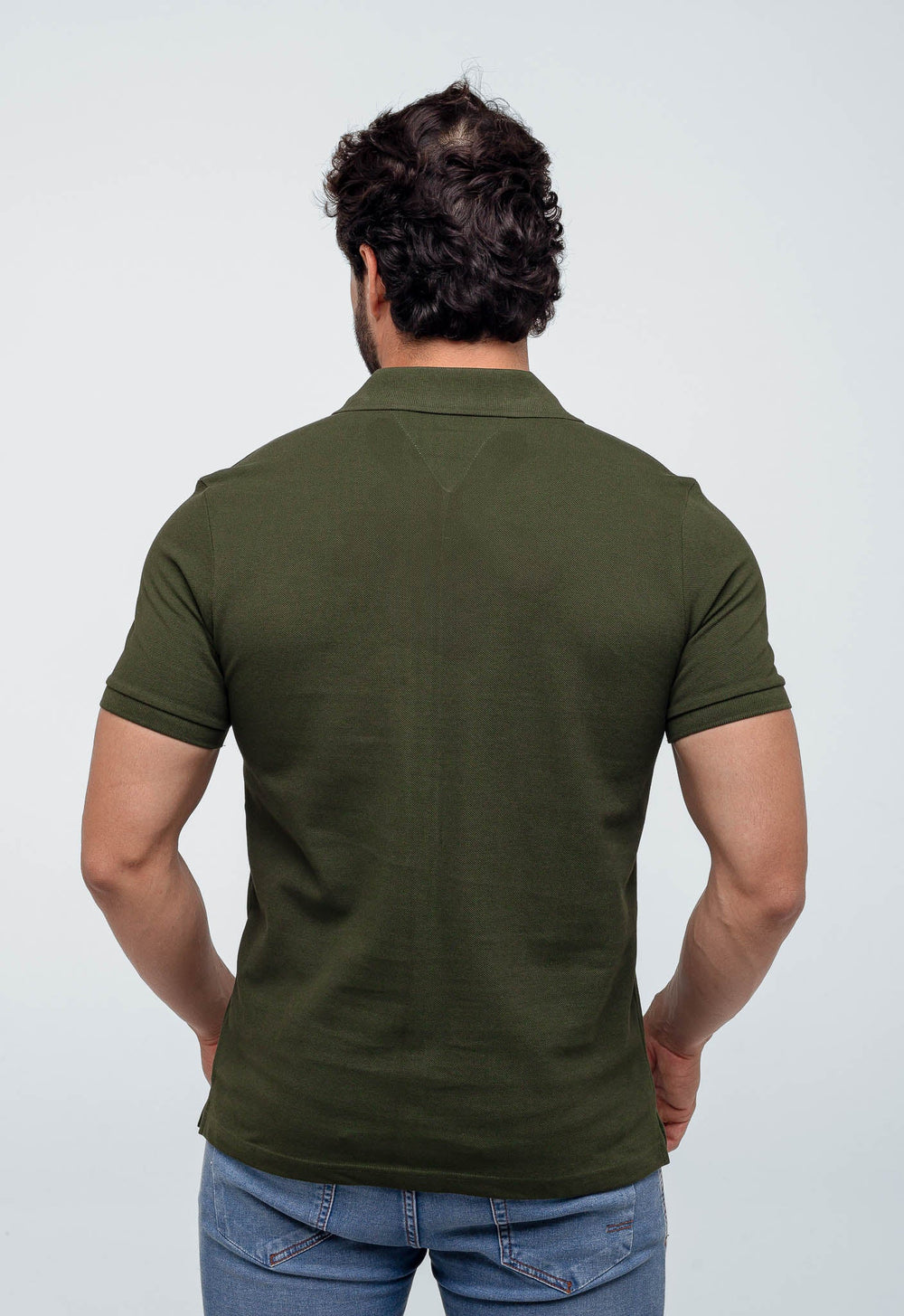 Polo Masculina Tommy Hilfiger Básica Friso Central - Henri Store