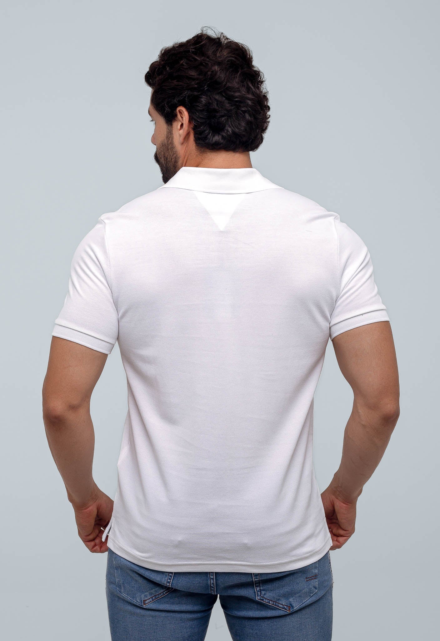 Polo Masculina Tommy Hilfiger Básica Friso Central - Henri Store