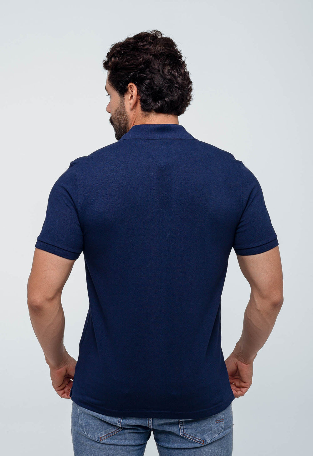 Polo Masculina Tommy Hilfiger Básica Friso Central - Henri Store