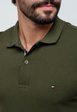 Polo Masculina Tommy Hilfiger Básica Logo Interno - Henri Store